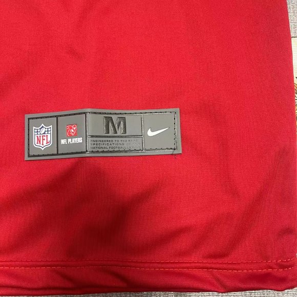 NFL San Francisco 49ers Christian McCaffrey #23 Red Jersey - Picture 5 of 11